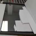 LOAAO Black Metal Framed Bathroom Mirror for Wall, 22X30 Inch Rounded Rectangle Mirror, Matte Black Bathroom Vanity Mirror Farmhouse, Anti-Rust, Hangs Horizontally or Vertically