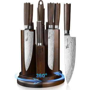 14-Piece Kitchen Knife Set with Magnetic Block, New for 2026
