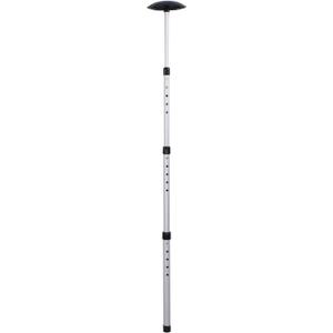 HICIRIS Travel Bag Support Rod 52In Aluminium Golf Club Protector with Adjustable Crossbar, 3-Section Telescopic Shaft for Airplane Travel, Sturdy ABS Rubber Lid for Enhanced Durability