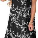 lionstill Women's Casual T Shirt Dress Summer Short Sleeve Swing Dresses with Pockets (XL)
