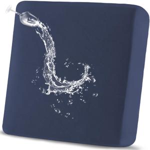100% Waterproof Couch Cushion Covers Chair Seat Cover, Stretch Sofa Cushion Covers for Sectional Sofa, Reversible Furniture Protector Covers for Pets, Washable (Chair Cushion, Navy) (Small)