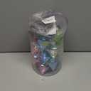 Amooca Christmas Balls Ornaments Hanging Garland Decorations with LED Lights 20pc 12.2ft for Window Wall Stair Railing Xmas Tree Holiday Party Home Decor with Timer Colorful Rainbow Pyramid Balls