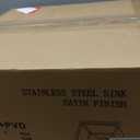 Black Undermount Bar Sink, 15 x 17 Inch Black Stainless Steel Undermount Kitchen Sink Single Bowl 16 Gauge Wet Bar Prep Basin