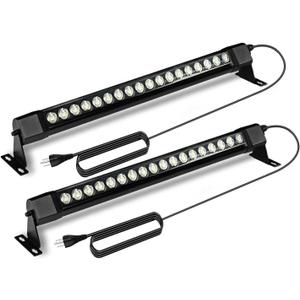 36W LED Wall Washer Light Bars, 2FT 5000K Daylight White Outdoor Wall Washer Light, 120V Waterproof IP67 Wall Washer Lights for Outdoor, Plug in (2 Pack)