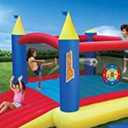 BANZAI Inflatable 12' Bounce House w Free Air Blower- Inflates in Under 2min- Heavy Duty Kids Adventure Bouncy Castle