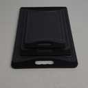 Extra Large Cutting Boards, Plastic Cutting Boards for Kitchen (Set of 3), Dark Grey