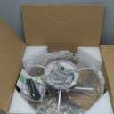 Ceiling Fans,Low Profile Ceiling Fan with Light,Flush Mount Ceiling Fans,with Bluetooth Speaker, Modern Fandelier Ceiling Fan for Bedroom/Kitchen/Small Room,with APP/Remote Control,White