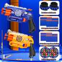 2 Pack Blaster Guns Boys Toy for 3+ Year Old Kids, Gifts for Ages 8-12, Large