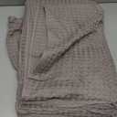 SmoothNovelty 4 Pack 100% Cotton Waffle Bath Towels 28 x 55 Inch Oversize Waffle Weave Towel Quick Dry Absorbent Soft Lightweight Blanket for Bathroom Shower Spa Yoga Beach Pool Travel, Gray