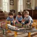 119PCS Electric Train Set for Kids Ages 4-8, Battery Operated Train Set with Tracks, Gifts for 3 4 5 6 7 8+ Years Boys and Grils Birthday Party Favor Gift