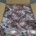 Ciaell 24PCS Burgundy Plastic Glasses - 7 Oz Plastic Goblets for Party - Burgundy Vintage Drinking Glasses - Disposable Water Goblets Set for Wedding, Bar, Beer, Juice