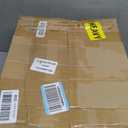  End Table Set of 2, Small Side Table for Sofa and Bed, Tall TV Tray Table for Living Room, Bedroom, Rustic Brown & Black