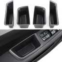 MARCHFA Car Door Tray Organizer Compatible for 2015-2022 2023 2024 Porsche Macan Accessories Interior Car Door Handle Insert Pocket Storage Box