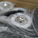 DUMOS Bar Stools Set of 4, 24 inch Counter Height Bar Stools, Upholstered Modern Kitchen Barstools with Metal Base, PU Leather Saddle Stools for Kitchen Island, Black