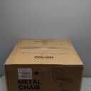 COLAMY Bar Stools Set of 2, Adjustable Modern Swivel Bar Chairs, Faux Leather Upholstered Barstools Counter Height with High Backrest for Bar, Kitchen Island, Dining Room, Black