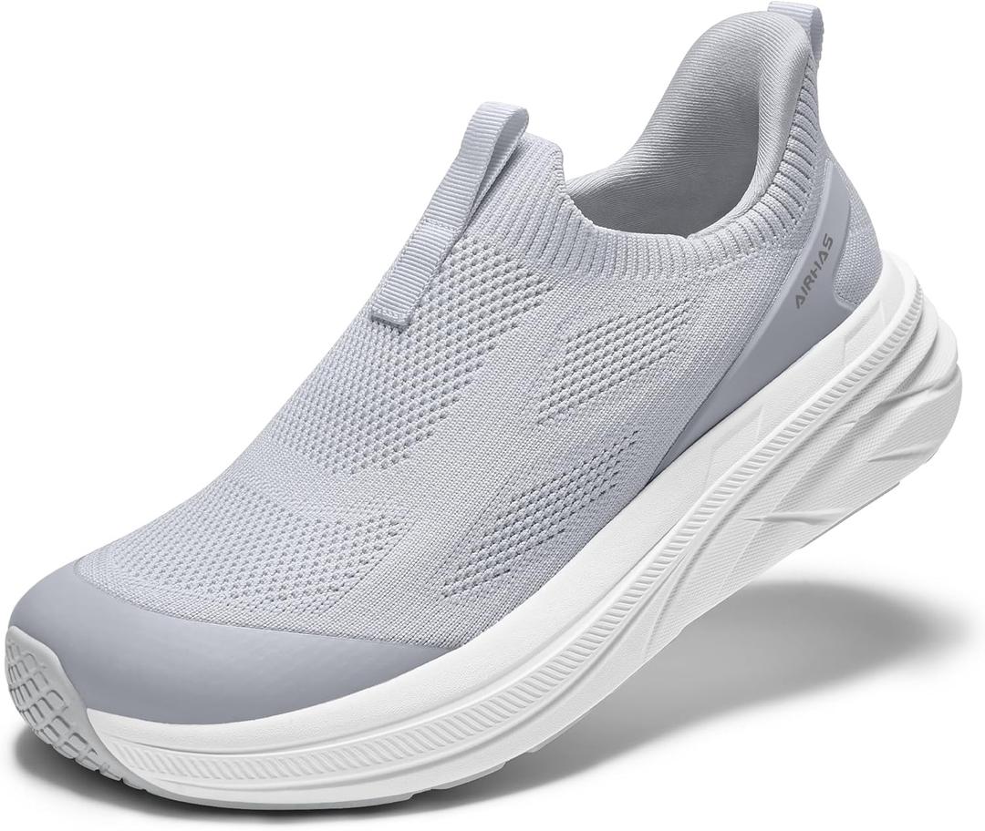 Womens Slip On Walking Shoes Breathable Sneakers for Women Lightweight Casual Shoes (7.5)