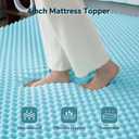 GEMBED Firm Memory Foam Mattress Topper Twin XL Size - Dual Layer 3 Inch Cooling Gel Memory Pad and 1 Inch Pillow Top Mattress for Back Pain - 39" x 80" x 4"