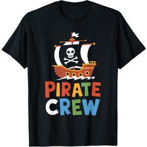 Pirate Crew Fun Group Matching Pirate Squad T-Shirt, 4T
