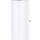 16 Pack Sublimation Tumblers Straight Skinny Tumbler Blanks Bulk 20oz for Heat Transfer, Individual Gift Boxed, Double Wall Insulated Tumbler with Shrink Wrap & Straws