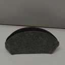 Felt Purse Organizer Insert with Zipper,Bag in Bag Shell Shaper Handbag & Tote Organizer Fits in Alma BB PM Tote(darkgary,Alma BB) (Darkgray)