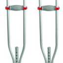 Medline Quick-Fit Crutches, 300 LB Weight Capacity, 1 Pair