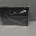 Laelr Zippered Portfolio 3 Ring Binder with 8 Pockes, Leather Business Padfolio with Zipper, A4 Document Binder Organizer for School Office