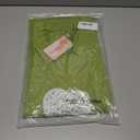 BOFETA Women St Patricks Day Sweatshirts Loose Long Sleeve Shirts Green Shamrock Print Blouse Flowy Color Block Pullover Tops (L)