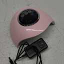 72W UV LED Nail Lamp Light Dryer for Nails Gel Polish with 18 Beads 3 Timer Setting & LCD Touch Display Screen, Auto Sensor, Professional Nails, Pink