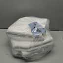 ENAORGAN Set of 4 White Rope Basket for Shelves Woven Rectangle Storage Basket Bins for Nursery Toy Storage for Baby Girl