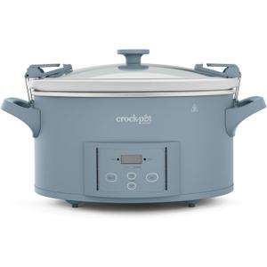 Crock-Pot Design Series 7-Quart Programmable Slow Cooker, Morning Haze Blue