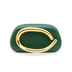 Green Evening Clutch Purse for Women Formal PU Leather Wedding Guest Clutch