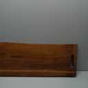 Large Acacia Serving Board with Handles, 36 x 12 Inch Rectangular Charcuterie Platter, Natural Wood Server for Meat, Cheese Board, and Party Appetizers, Extra Long 3ft (Dark)