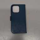 OCASE Compatible with iPhone 16 Pro Wallet Case, PU Leather Flip Folio Case with Card Holders RFID Blocking Kickstand [Shockproof TPU Inner Shell] Phone Cover 6.3 Inch 2024, Peacock Blue