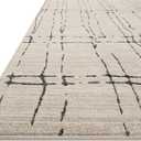 Loloi Darby Sand / Dk. Grey 5'-3" x 7'-6" Area Rug