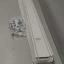 Double Row Curtain Track Ceiling Mounted, Silent Heavy Duty Curtain Track System, Sliding Rails for Curtains, Room Divider for Bedroom Living Room Hospital (Track Ships in Sections with Connectors) (4.1m(13.5ft), White)