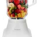 Taurus Potenza Comfort Blender, 1050W, 1.5L Glass Jar, Up to 50% Less Noise, Stainless Steel Blades, 9 Speed Settings, Quiet Powerful Blender for Smoothies, Ice, and Frozen Drinks