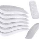 3 Pairs Orthopedic High Pads Height Increase Insoles Support Insoles Height Boosters Cushions for Men, Women(Grey,0.6 Inch)