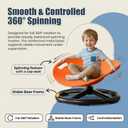 Spinning Chair for Autistic Kids, 360° Sensory Swivel Chair with Metal Base