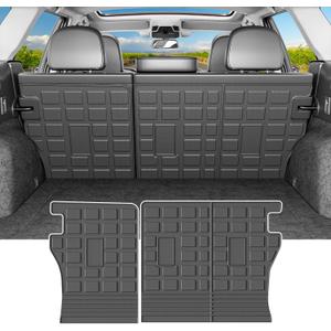 powoq Backrest Mat Compatible with 2020-2025 Subaru Outback Rear Seat Protector TPE All Season Protection Cargo Liner Replacement for 2020-2022 2023 2024 2025 Subaru Outback Accessories (Backrest Mat)