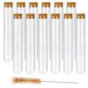 Glass Test Tubes, 12 pcs