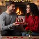 Heart Shaped Cake Pans Heart Silicone Mold for Baking, Large 2 Inches Molds, 10 Cavities Suitable for Ice Cube, Chocolate Mold, Valentines Silicone Molds (2, Grey) (Gray)