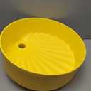 Eagle 1662 Drum Funnel with Brass Screen, 18" Diameter x 7" Height, Yellow