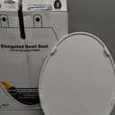 KOHLER 20110-0 Brevia, Slow Close Toilet Seat, Elongated Toilet Seat, Grip-Tight Bumpers Quick-Attach Hardware, White