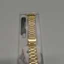 MioHHR Solid Stainless Steel Band Compatible with Apple Watch 45mm, Metal Strap with Soft TPU Case for iWatch Series 9 8 7 45mm Women and Men, Gold