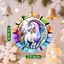 Christmas Ornaments, Unicorn Ornament, Christmas Tree Ornaments, Xmas Decorations, Holiday Decorations, Gifts for Unicorn Lovers, Holiday Party Gifts, and Xmas Gift Ideas