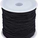 1.0MM Elastic Cord, 110 Yard (Black)