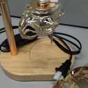 Flower Candle Warmer Lamp with Timer - Dimmable Electric Candle Lamp, Birthday Gifts for Women Mom, House Warming Gifts New Home Decor, Adjustable Wax Wamer Light for Jar Candles, Valentines Day Gift (Gold)