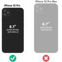 OtterBox iPhone 12 & iPhone 12 Pro Commuter Series Case - Black, Slim & Tough, Pocket-Friendly, with Port Protection