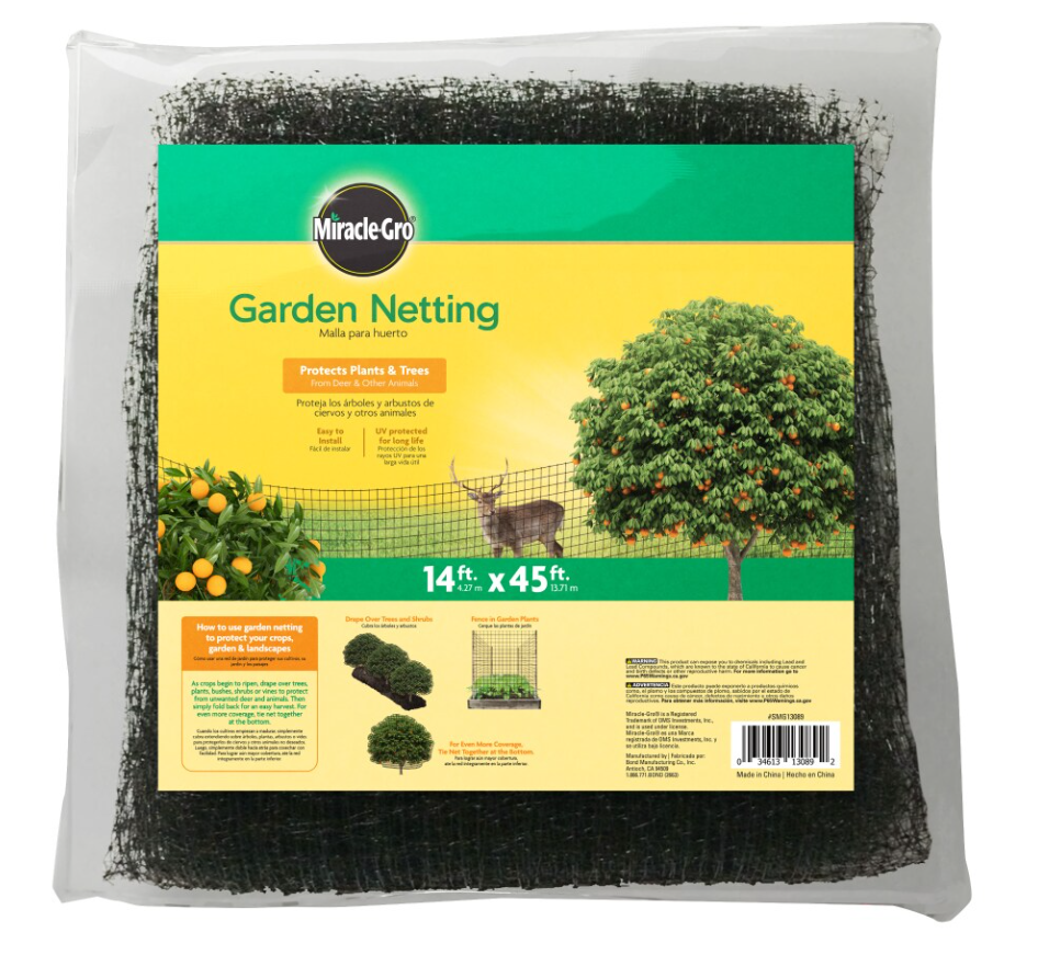 Miracle Gro Garden Netting 14ft. x 45ft.