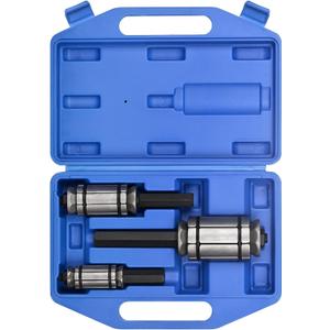 3Pcs Exhaust Pipe Expander Set 1-1/8" to 3-1/2", Tail Pipe Expander Tool Set, Muffler Pipe Expander Set with Case Compatible with Most Vehicles and Trucks